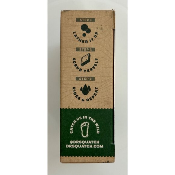 Dr. Squatch Mens Natural Soap Pine Tar Oatmeal & Sand Heavy Grit 5 Oz 4-Pack Han - Picture 2 of 6
